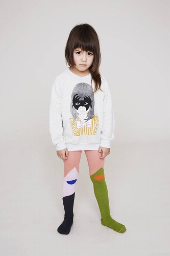 bangbang-copenhagen-sweatshirt-supergirl-light-gre